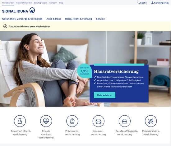 screenshot der webseite von compacer
